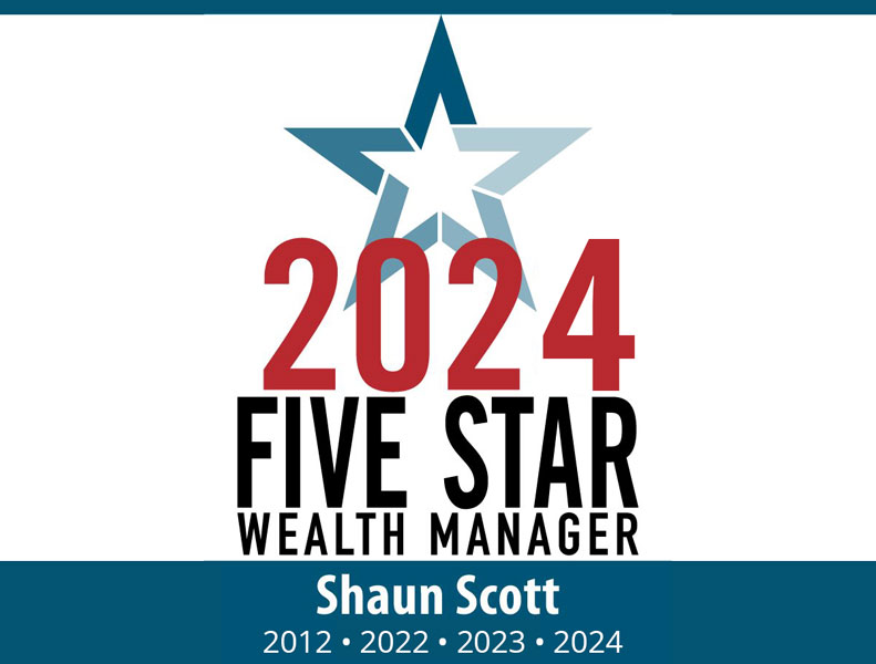 Five Star Wealth Manager award to Shaun Scott